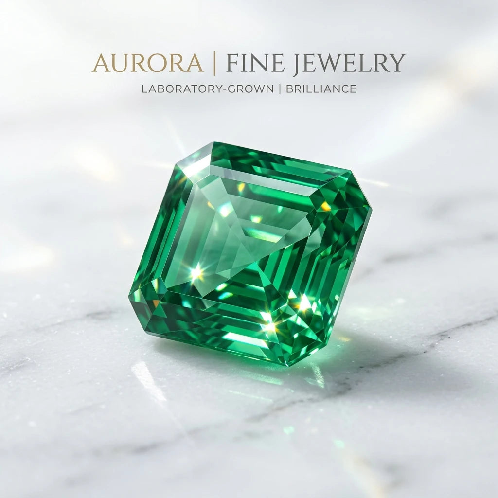 Sophisticated Lab-Grown Emerald Hero Banner