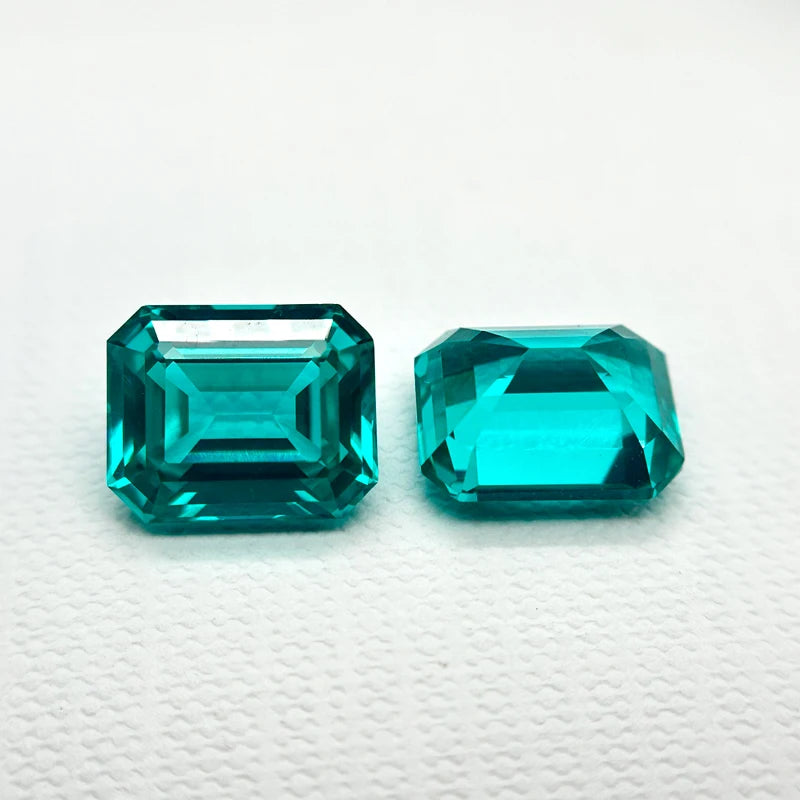 Paraiba Lab Grown Stone Charm Gemstone for DIY Advanced Jewelry Making Inlay Ring Necklace Bracelet Selectable Certificate