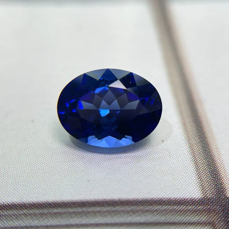 Sapphire Blue Oval Gemstone with Optional AGL Certificate