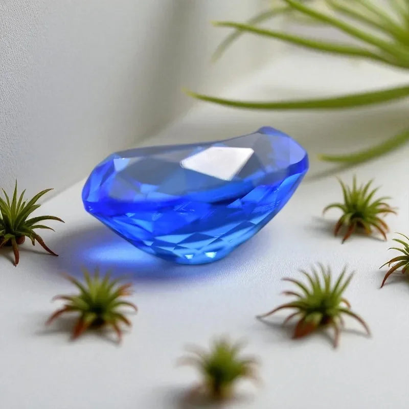 TOPLab Grown Cobalt Spinel Oval Shaped Extremely Shiny Quality DIY Charms Ring Necklace Earrings Main Materials with Certificate