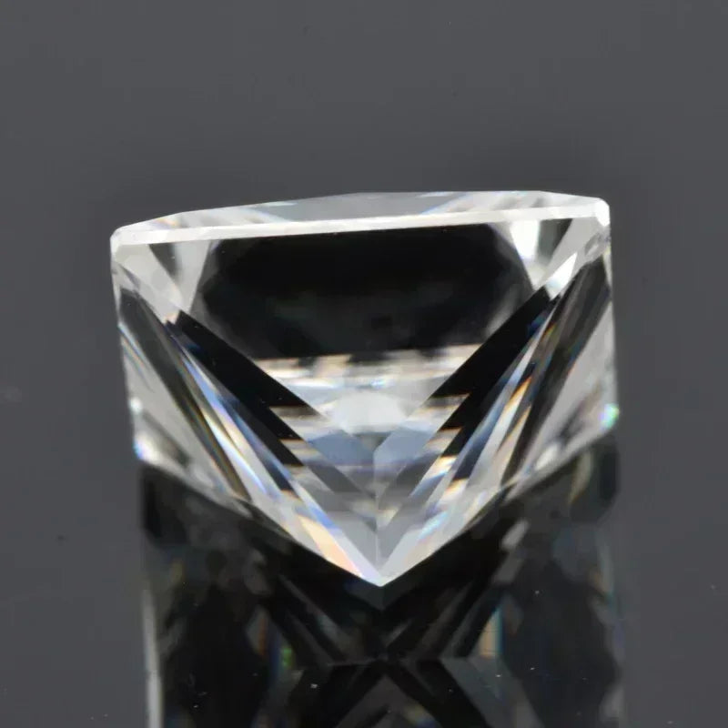Moissanite Loose Stone D Color Princess Cut VVS1 Pass Diamodn Tester Gemstone Beads for DIY Jewelry Making with GRA Certificate