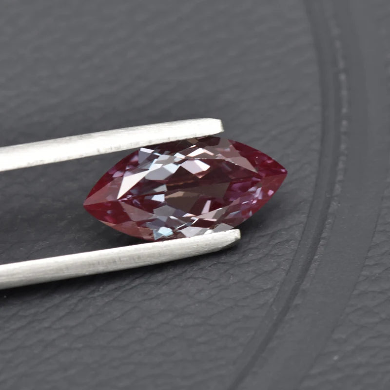 Alexandrite Marquise Color Changing Stone VVS1 Lab Grown Gemstone for DIY Ring Necklace Earrings Main Materials with Certificate