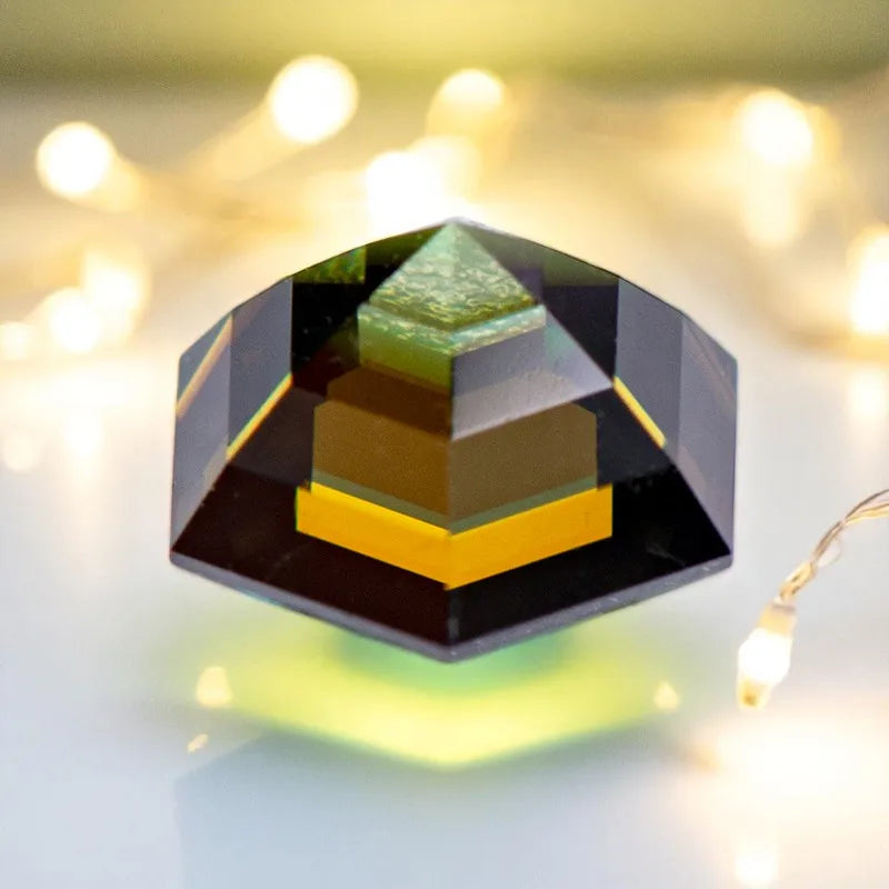 Moissanite Stone Hexagon Cut Natural Yellow Green Color DIY  Advanced Charms Jewelry Rings Earrings Making with Certificate