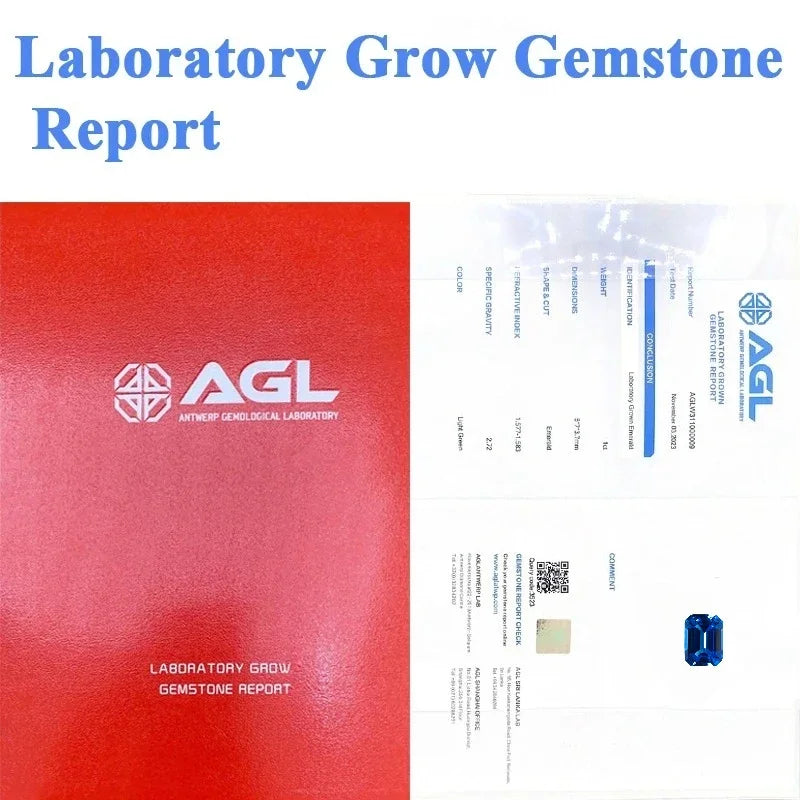 TOPEmeralds Cut Lab Grown Cobalt Spinel Loose Gemstone For s Jewelry  Making  Selectable  AGL Certificate