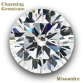 Moissanite Stone D Color Vvs1 Round Cut 0.1CT-12CT with Certificate Wholesale Moissanite Loose Gemstones  Jewelry Making