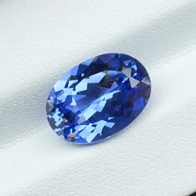 Lab Grown Sapphire cornflower Royal Blue color Oval Cut 10x14mm 8ct  VVS1 Gemstone for Diy Jewelry Making with AGL Certificate
