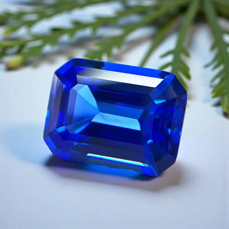 TOPLab Grown Cobalt Spinel Emeralds Cut Gemstone Beads For Rings Earring Jewelry Making Selectable  AGL Certificate
