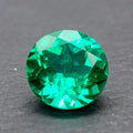 Round Shape Artificial Gemstone Laboratory Emerald 3.2-4.0mm DIY Ring Necklace Earrings Main Materials Available Certificate