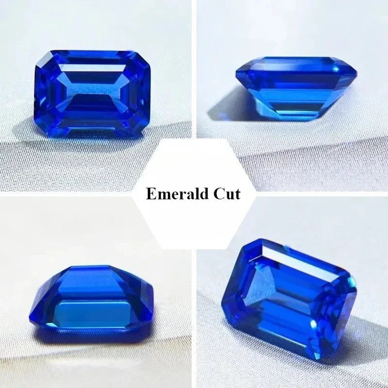 TOPLab Grown Cobalt Spinel Various Shape Loose Gemstone