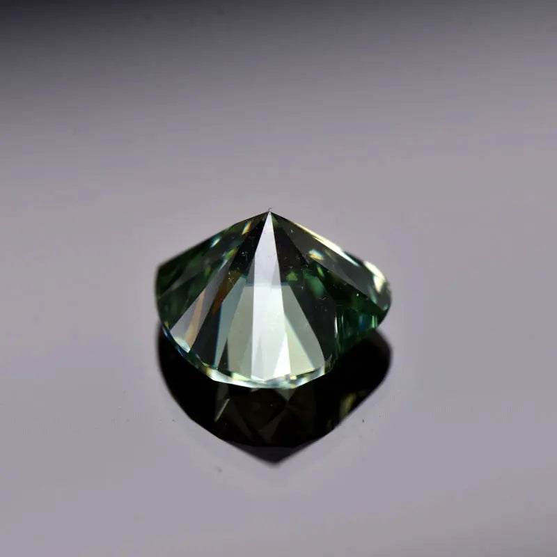Moissanite VVS1 Artificial Stone Yellow Green Color Heart Cut with Certificate Used for Manufacturing Jewelry