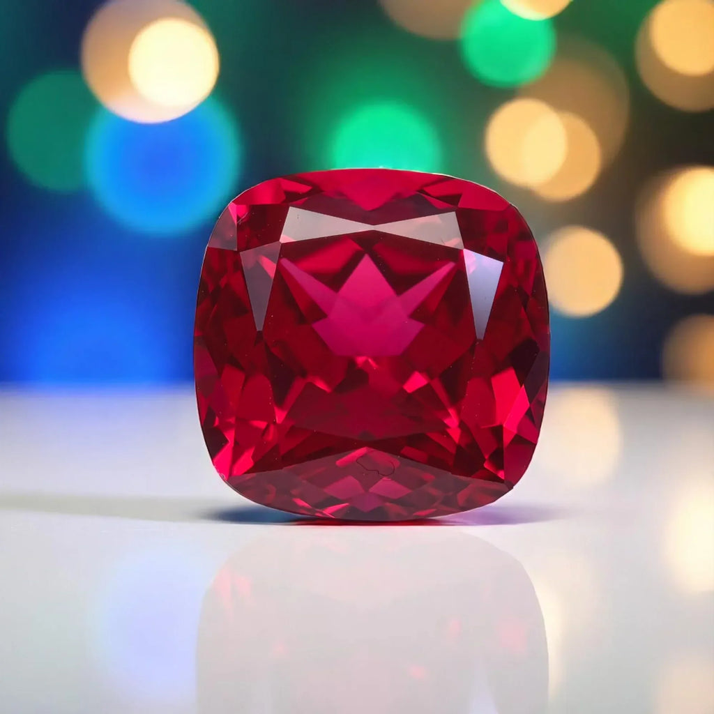 Square Cushion Shape Lab Grown Ruby VVS1 Selectable AGL Certificate Top Quality Gemstone for Diy Jewelry Making Materials