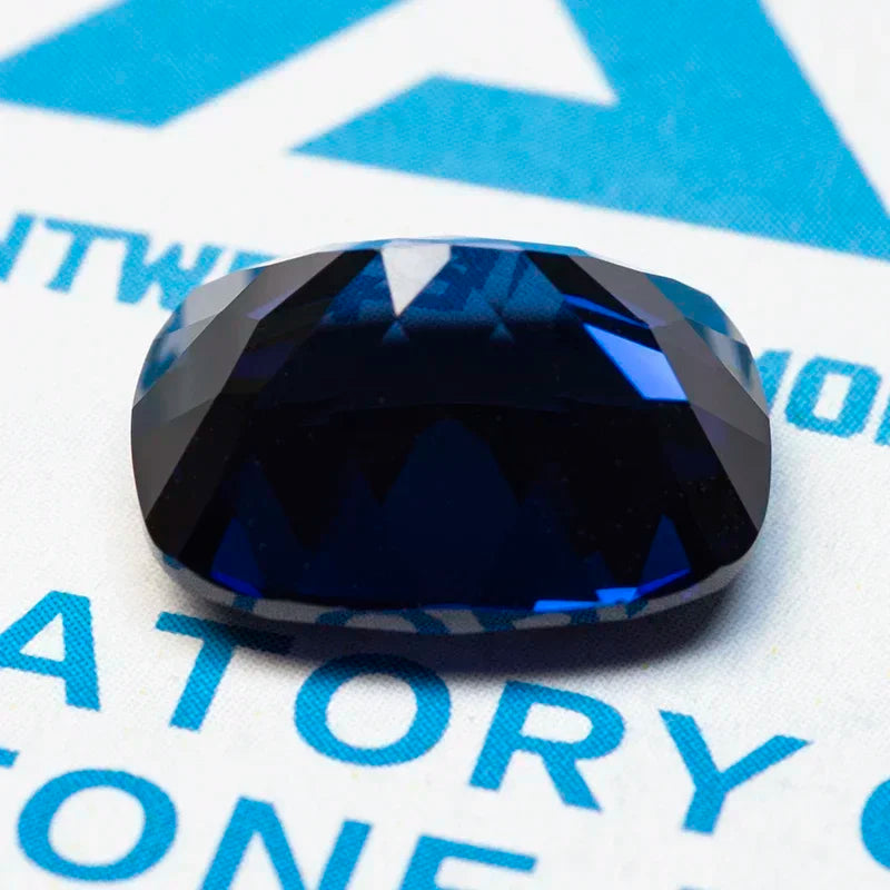 Lab Grown Sapphire Rectangel Cushion Shape Royal Blue VVS1 Gemstone for Charms Diy Jewelry Making Selectable  AGL Certificate