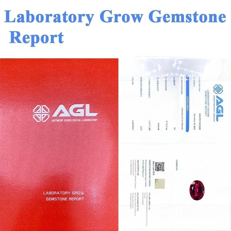 Natural Rubellite Color Lab Grown Ruby Oval Shape Hand-cut Advanced Jewelry Rings Earrings Making with Certificate Wholesale