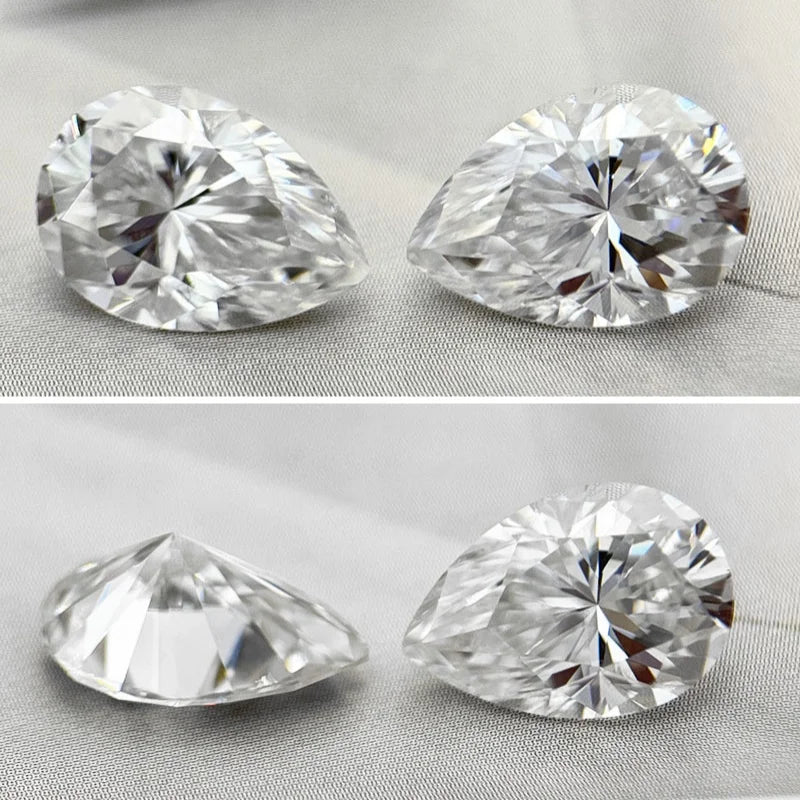 Various Cutting D Color Moissanite Stone 0.5-5ct Round/Emerald/Radiant/Heart/Asscher/Princess/Oval/Pear/Marquise GRA Certificate