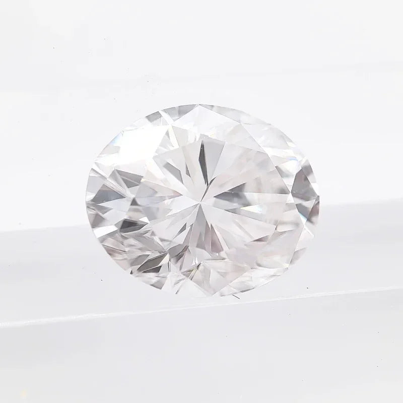 Wholesale Moissanite Stone Super White D Color Oval Cut  VVS1 Charms Gemstone Shiny Quality DIY Advanced Jewelry Rings Earrings
