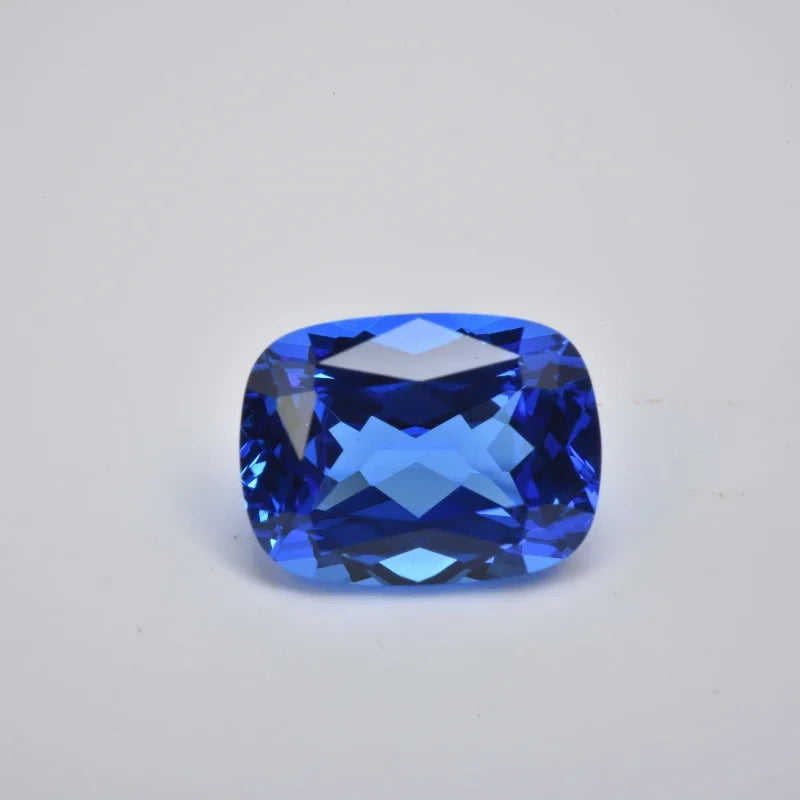 TOPRectangular Cushion Shape Blue Demon Color  Lab Grown Cobalt Spinel