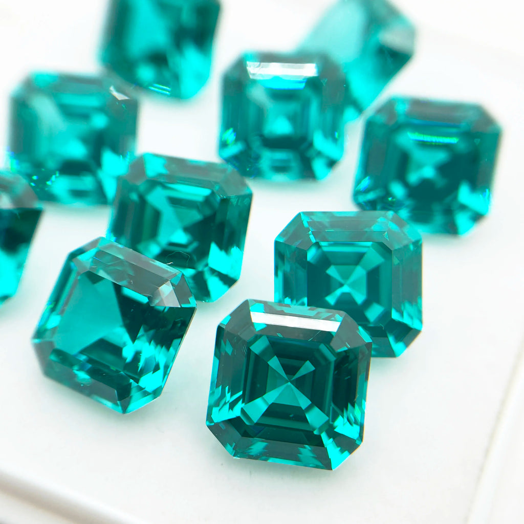 Lab Grown Paraiba Heart Cut Neon Blue Color for DIY Advanced Jewelry Making Inlay Ring Necklace Bracelet Selectable Certificate