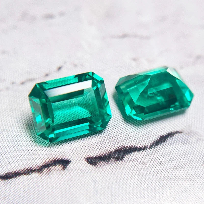 Columbia Emerald Lab Grown Gemstone Emeralds Shape Natural Colour for DIY Jewelry Making Materials with Certificate Wholesale