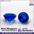 TOPTSapphire Round Cut Lab Grown Cobalt Spinel Synthetic Gemstone