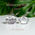 Top Moissanite Stone Oval Cut D color VVS1 with Certificate Gemstone for Jewelry Making Pass Diamond Tester