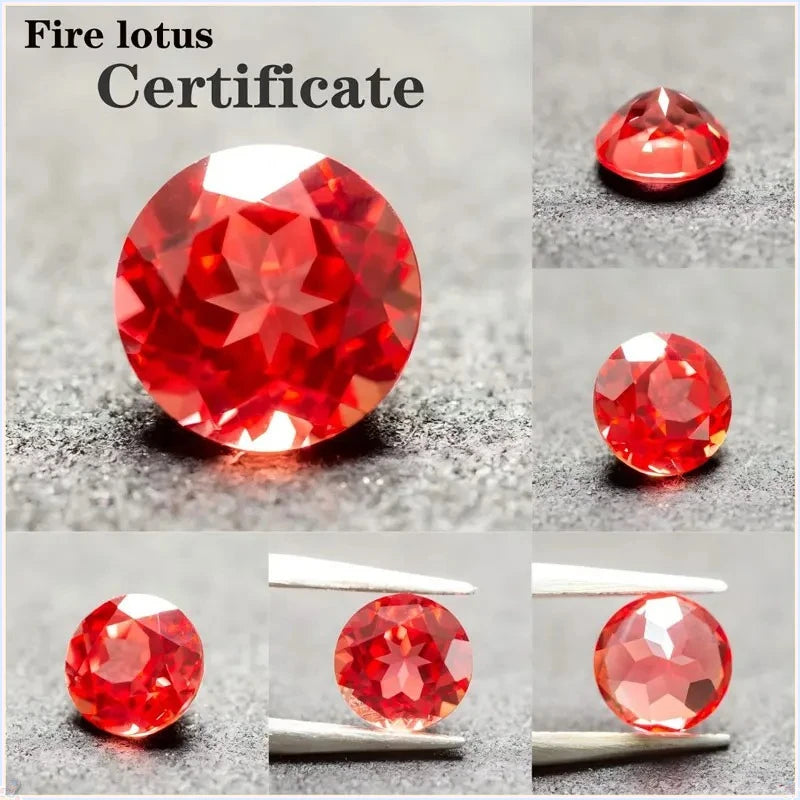 Round Shape Ruby and Sapphire synthetic gemstone Multiple Colors Selectable Hand Cutting Certificate Extremely Shiny Quality