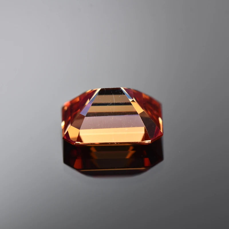 Emerald Cut Moissanite Stone VVS1 Grey Color Certificate Artificial Gemstone DIY Jewelry