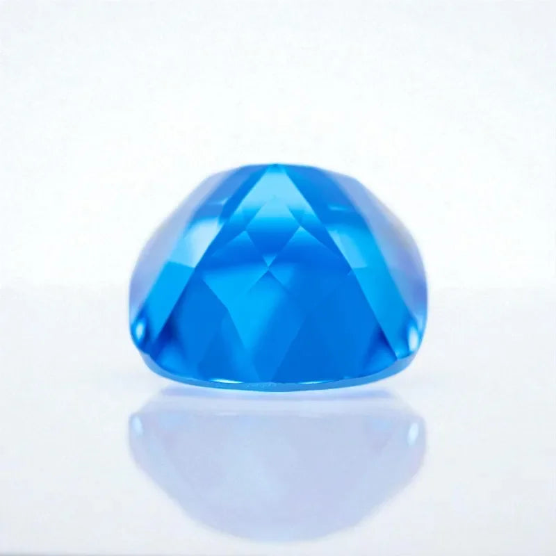 TOPLab Grown Cobalt Spinel Blue Demon Color Cushion Cut Loose Gemstone for DIY Jewelry Making for AGL Certificate