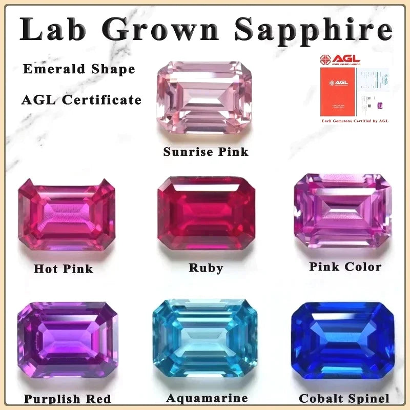 TOPEmeralds Cut Lab Grown Cobalt Spinel Loose Gemstone For s Jewelry  Making  Selectable  AGL Certificate