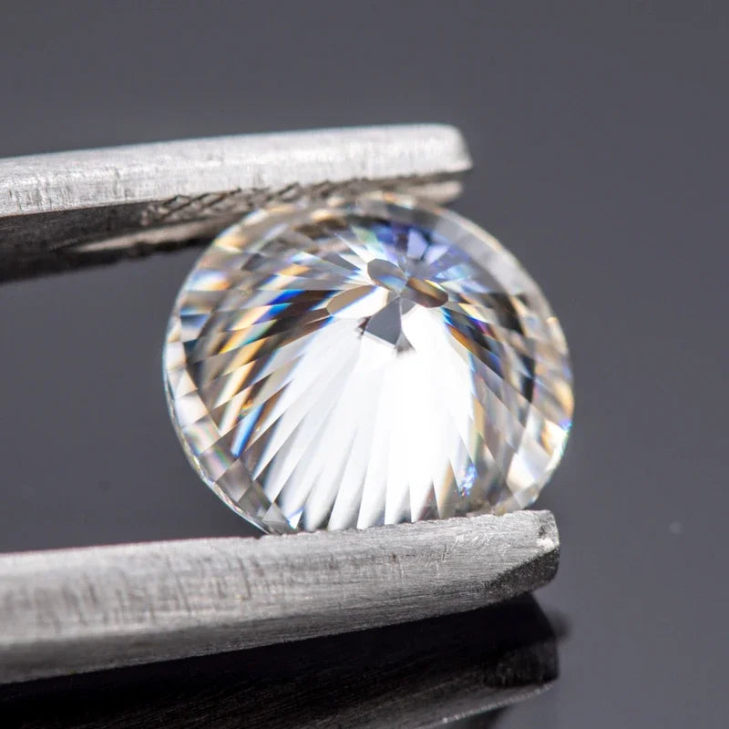 Moissanite Sakura Cutting VVS1 D Color Special Cutting with Certificate GemStone  Diy Jewelry Making Materials Wholesale