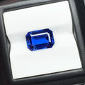 Lab Grown Sapphire Emerald Cut Royal Blue 10x14mm 9.5ct  VVS1 Gemstone for Diy Jewelry Making with AGL Certificate