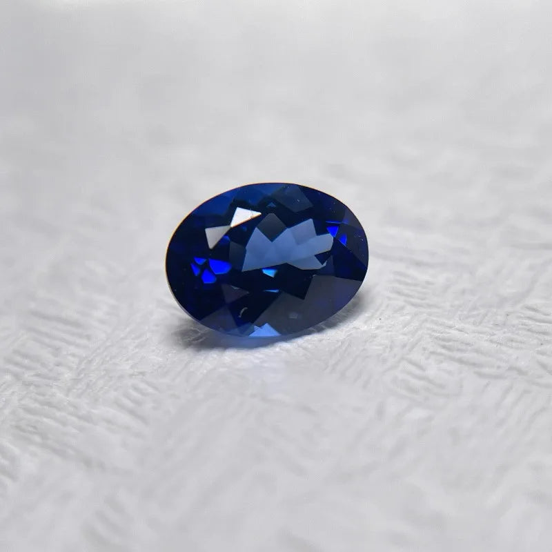 Sapphire Blue Oval Gemstone with Optional AGL Certificate