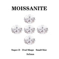 Wholesale Moissanite Stone Super White D Color Oval Cut  VVS1 Charms Gemstone Shiny Quality DIY Advanced Jewelry Rings Earrings
