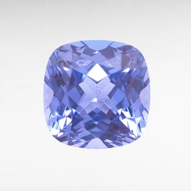 Lab Grown Sapphire Cushion Shape cornflower Color for Charms jewelry making DIY Ring Necklace Earrings Main Material Certificate