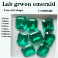 Columbia Emerald Lab Grown Gemstone Emeralds Shape Natural Colour for DIY Jewelry Making Materials with Certificate Wholesale