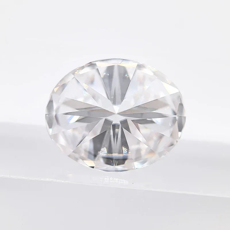 Wholesale Moissanite Stone Super White D Color Oval Cut  VVS1 Charms Gemstone Shiny Quality DIY Advanced Jewelry Rings Earrings