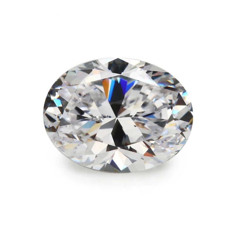 Top Moissanite Stone Oval Cut D color VVS1 with Certificate Gemstone for Jewelry Making Pass Diamond Tester