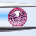 Round Shape Pink Color Wholesale Moissanite Stone 100 Faceted Cut Loose Gemstone For Jewelry Making With Certificate