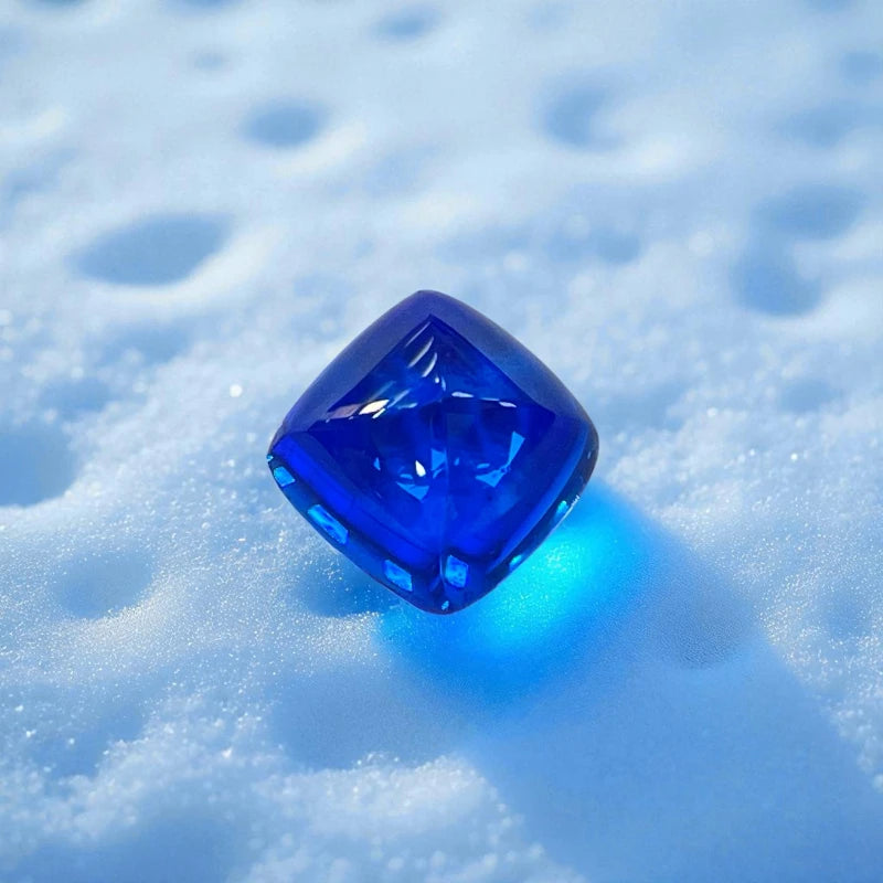 Cobalt Spinel VVS1 Sugar Tower Shape Lab Grown Gemstone Advanced Jewelry Making Materials Certificate Wholesale Natural Colour