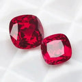 Pigeon Blood Red Color Wholesale Lab Grown  Shape Ruby Cushion Beads for Jewelry Making DIY Ring Necklace Materials Selectable