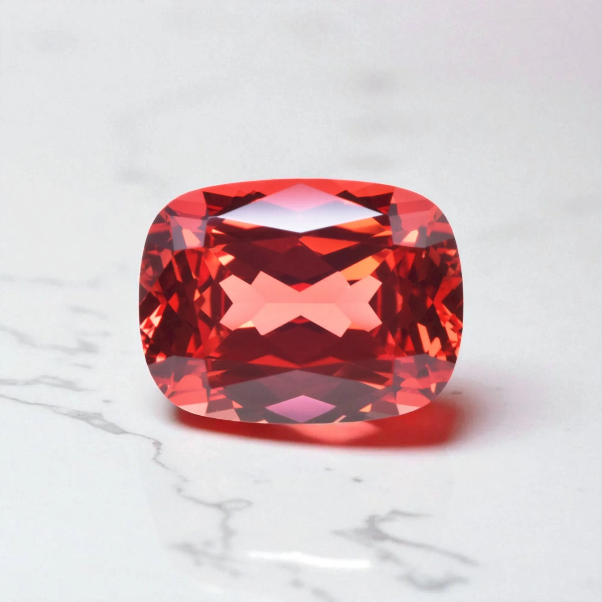 Lab Grown Sapphire Oval Cut Sunset Red for DIY Charms Jewelry Rings Earring Making Main Materials Selectable AGL Certificate