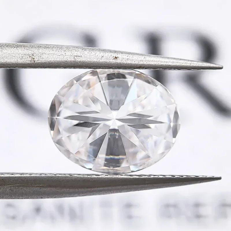 Wholesale Moissanite Stone Super White D Color Oval Cut  VVS1 Charms Gemstone Shiny Quality DIY Advanced Jewelry Rings Earrings