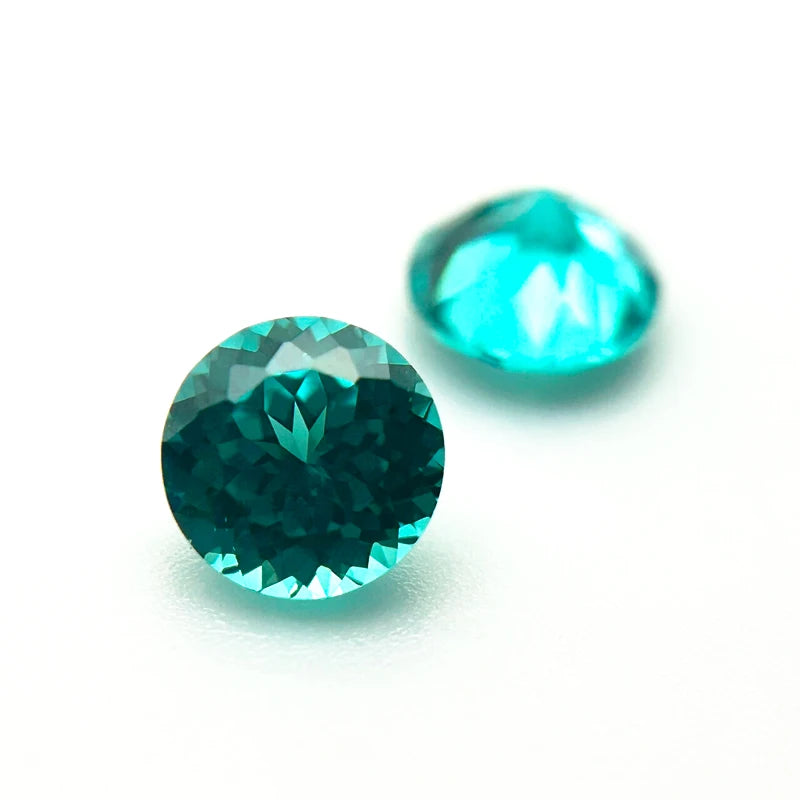 Paraiba Lab Grown Stone Charm Gemstone for DIY Advanced Jewelry Making Inlay Ring Necklace Bracelet Selectable Certificate