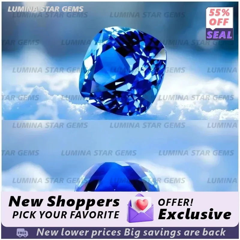 TOPLab Grown Cobalt Spinel Gemstone for L-Lab Pear Shape Extremely Shiny Quality Charm Jewelry Making Materials Lab Grown
