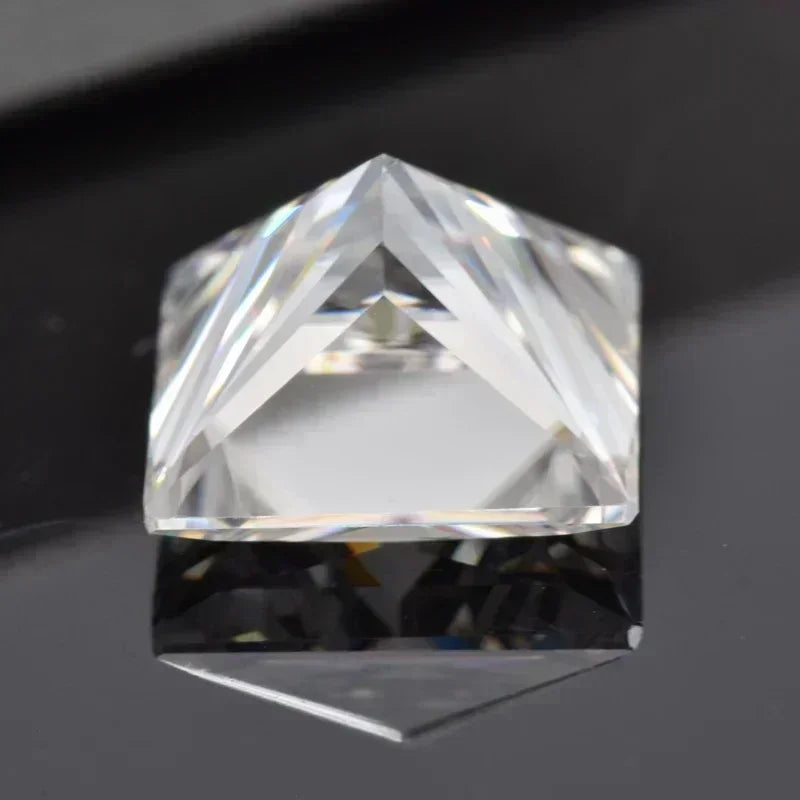 Moissanite Loose Stone D Color Princess Cut VVS1 Pass Diamodn Tester Gemstone Beads for DIY Jewelry Making with GRA Certificate