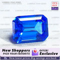 TOPLab Grown Cobalt Spinel Blue Gemstone Emerald Cut VVS1 for Lab Grown Sapphire Jewelry Making Materials DIY Wholesale