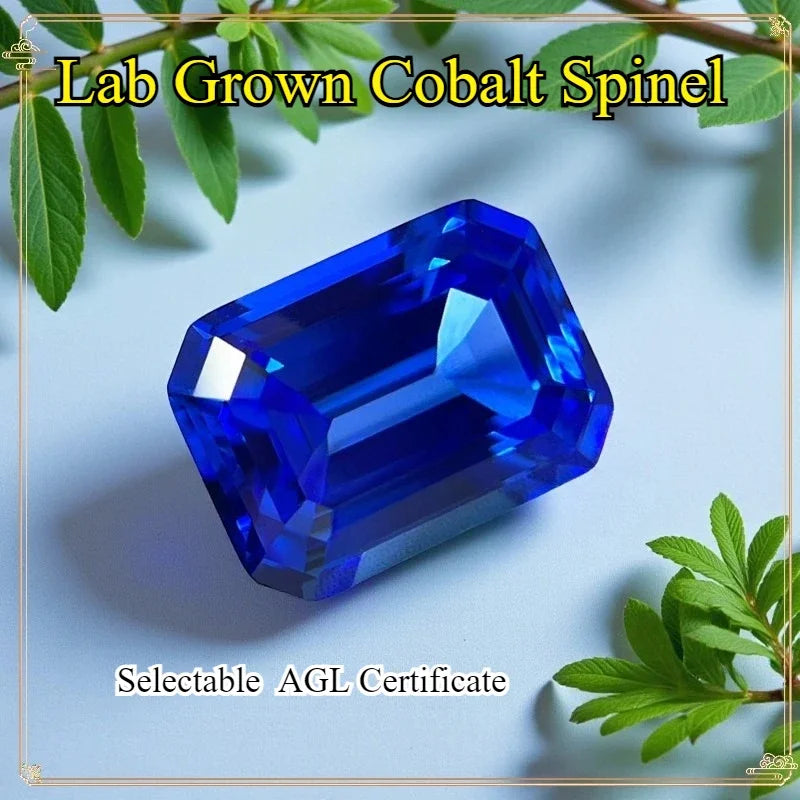 TOPEmeralds Cut Lab Grown Cobalt Spinel Loose Gemstone For s Jewelry  Making  Selectable  AGL Certificate