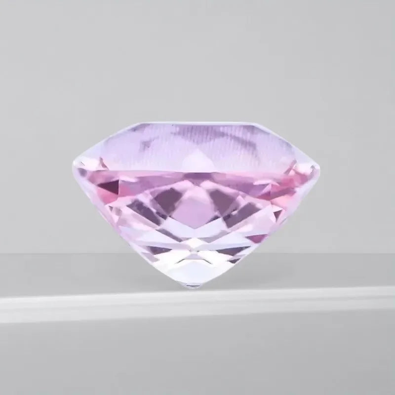 Cushion Shape Sakura Color Lab Grown Sapphire  for Charms Jewelry Making DIY Ring Necklace Earrings Main Materials Certificate