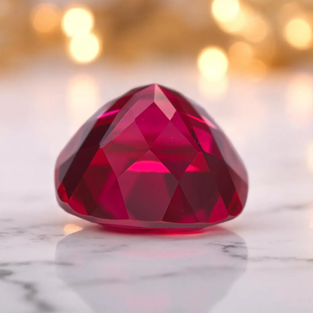 Square Cushion Shape Lab Grown Ruby VVS1 Selectable AGL Certificate Top Quality Gemstone for Diy Jewelry Making Materials