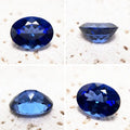 Sapphire Blue Oval Gemstone with Optional AGL Certificate