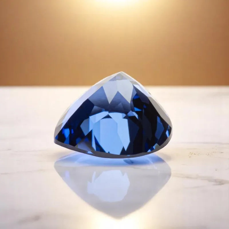 Heart Shape Royal Blue Color Lab Grown Sapphire VVS1 Gemstone for Diy Jewellery Making Materials Selectable AGL Certificate